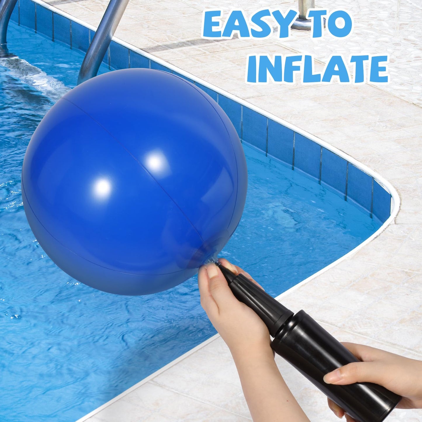 TicTac Shot Pool Toys - Inflatable Tic-Tac-Toe Game for 2-10 Players