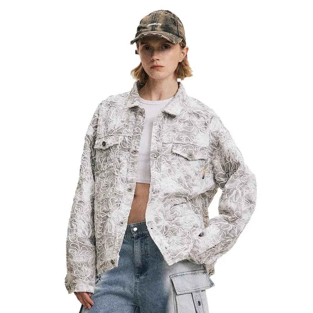 Tie Dye Gradient Street Jacket