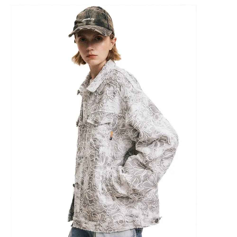 Tie Dye Gradient Street Jacket
