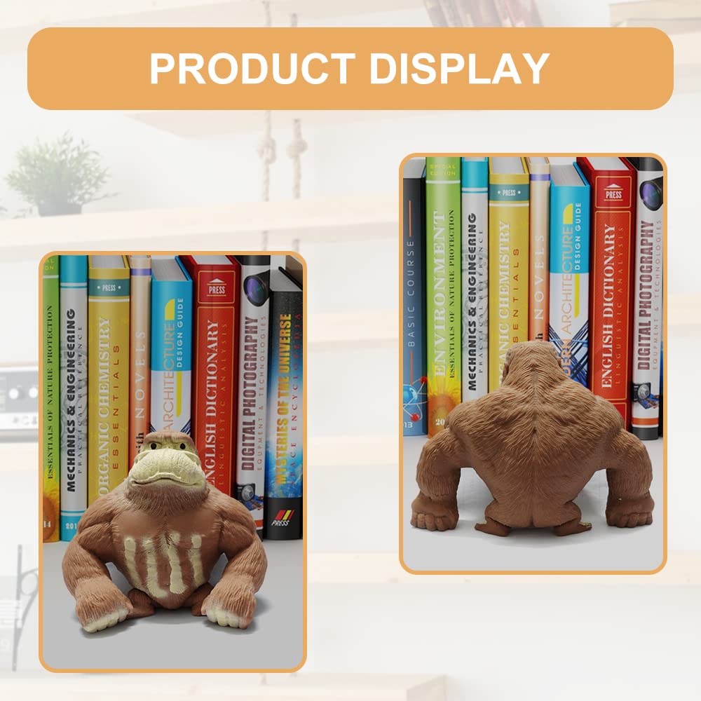 Tiefenets Squishy Monkey Toy & Stretch Gorilla – Stress Relief and Relaxation
