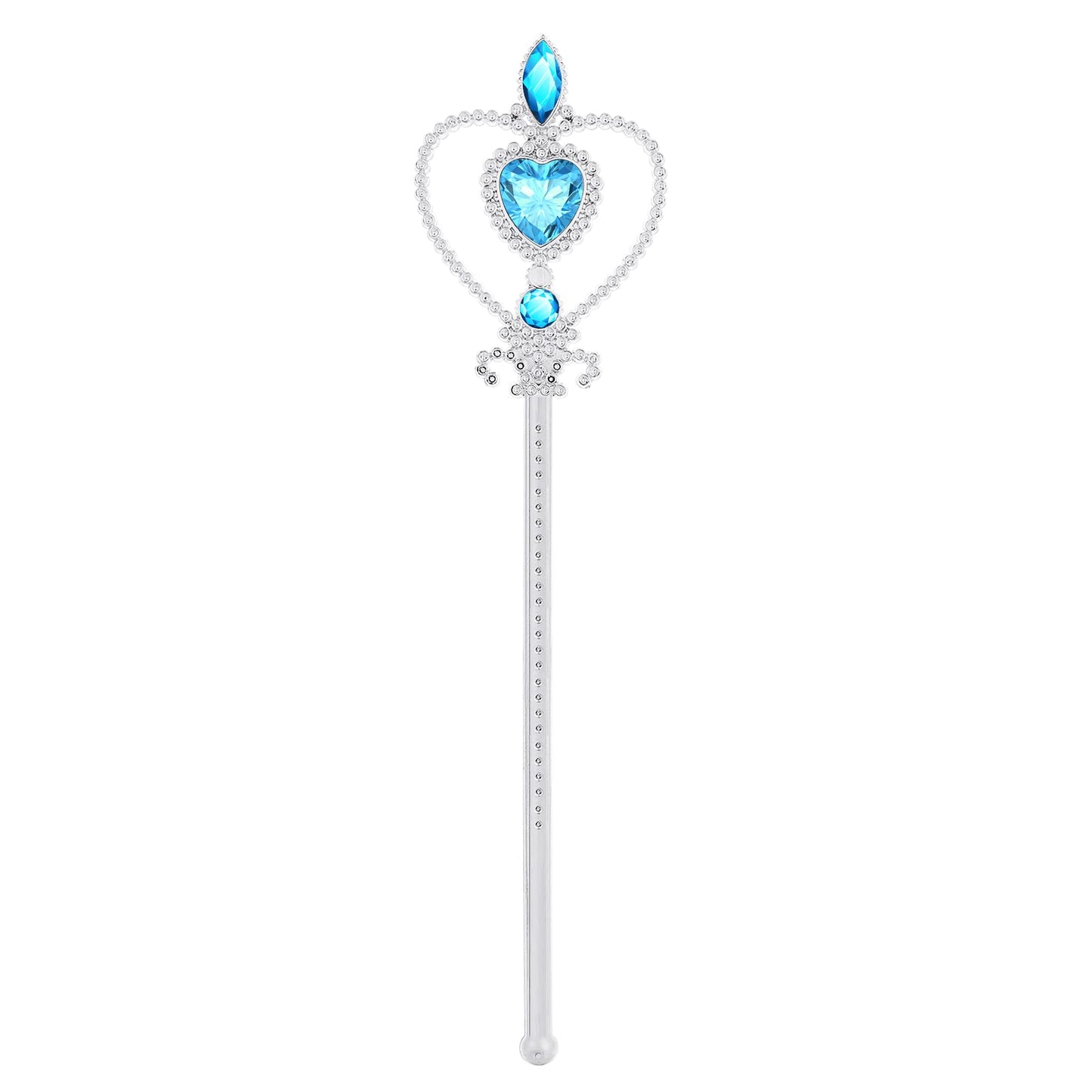 TIESOME Fairy Magic Wand: Blue Rhinestone Princess Wand for Party Cosplay