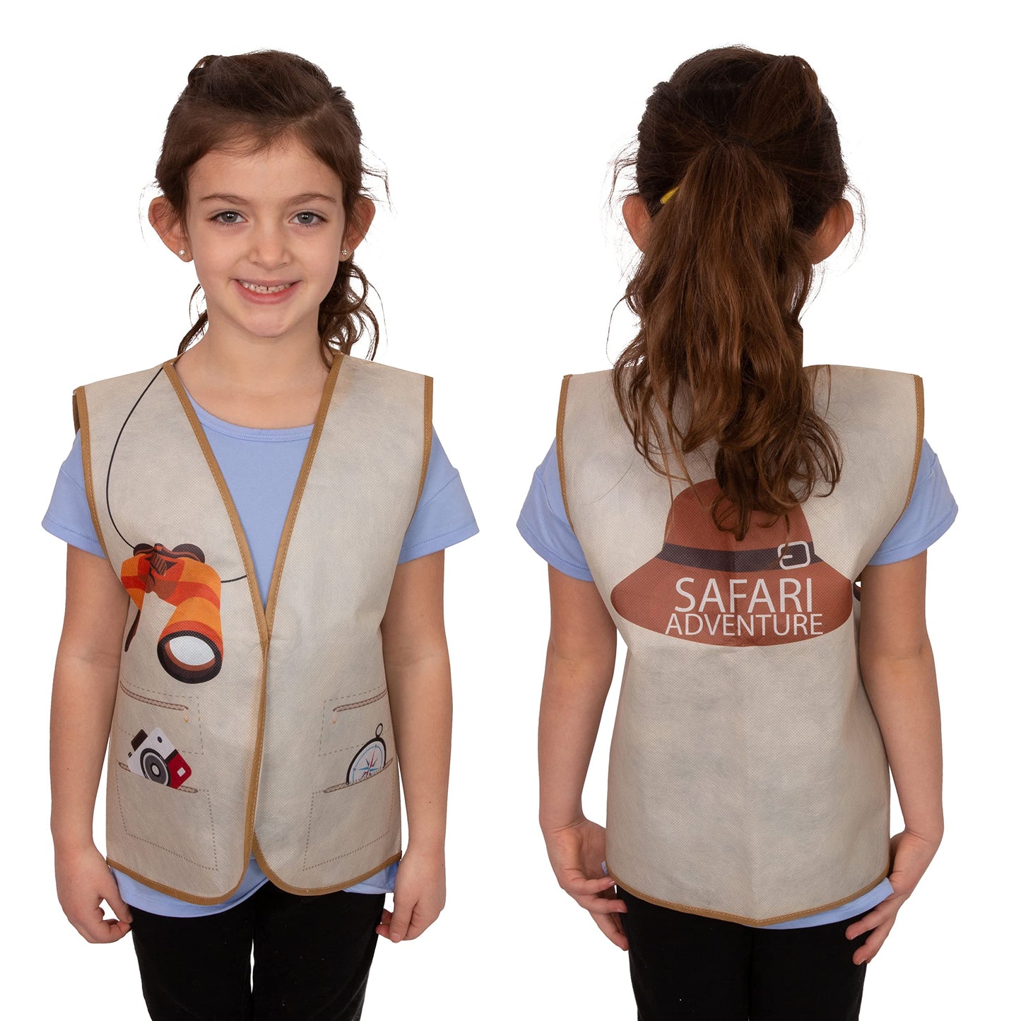 Tigerdoe 7-Piece Dress Up Vest Set for Toddlers | Career Costumes