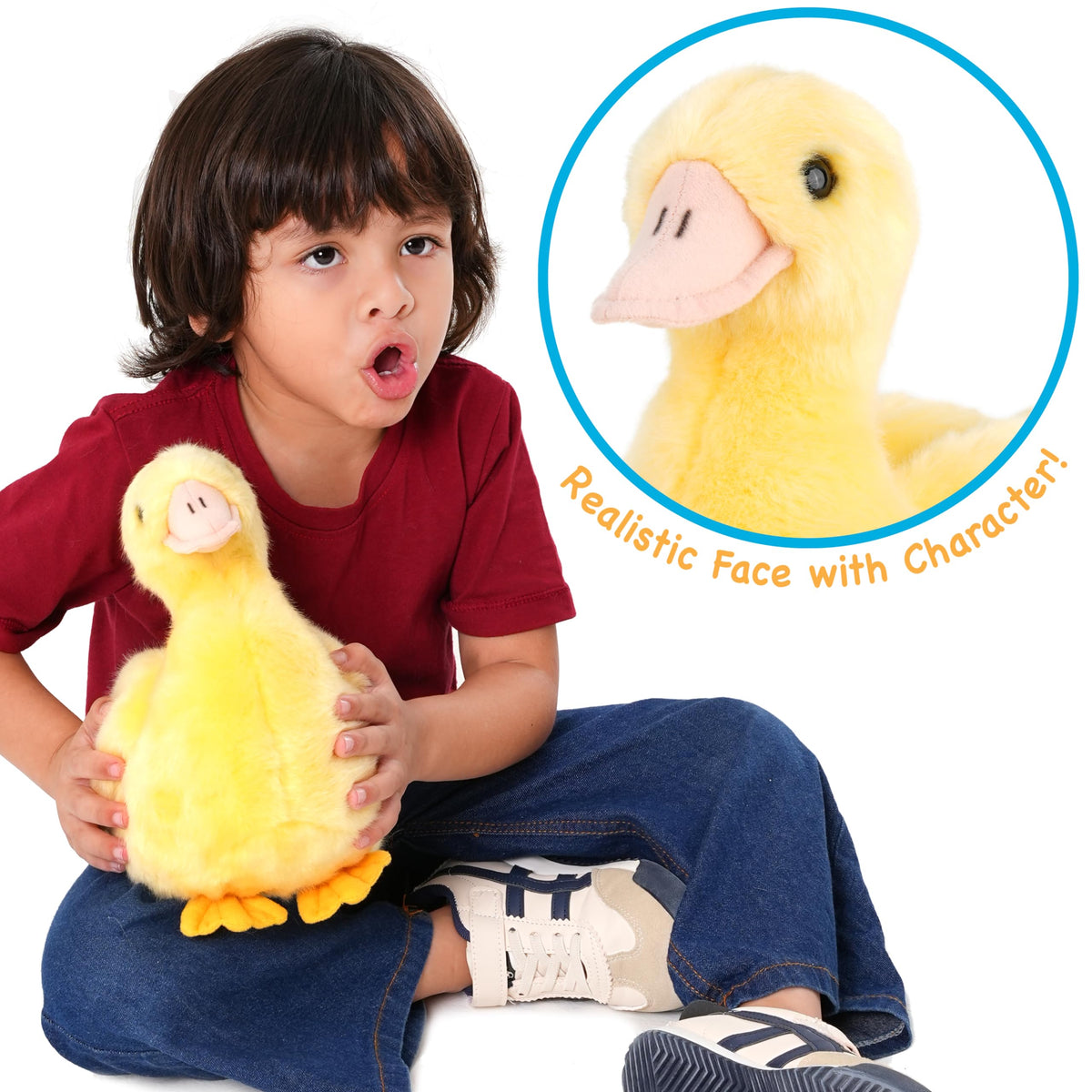 TigerHart Dani The Duckling - 10.5 Inch Plush Duck | Soft Stuffed Animal