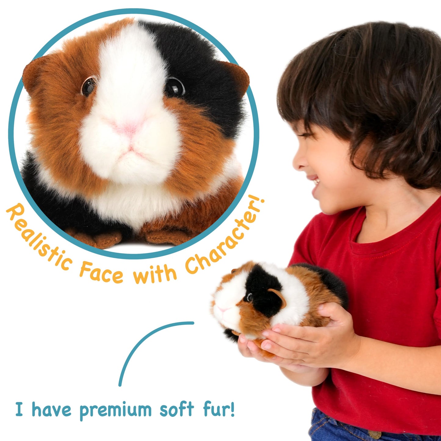 TigerHart Gigi Guinea Pig Plush - 6-Inch Stuffed Animal for Cozy Play