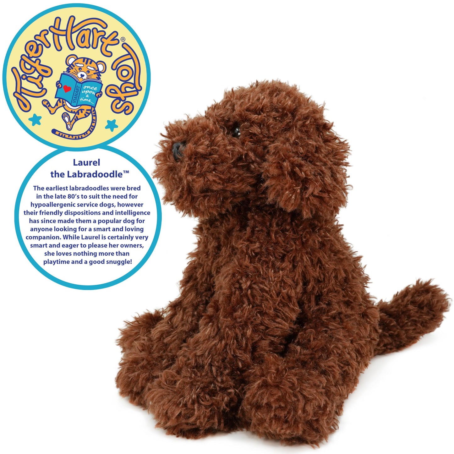 TigerHart Laurel The Labradoodle – 12 Inch Plush Stuffed Animal