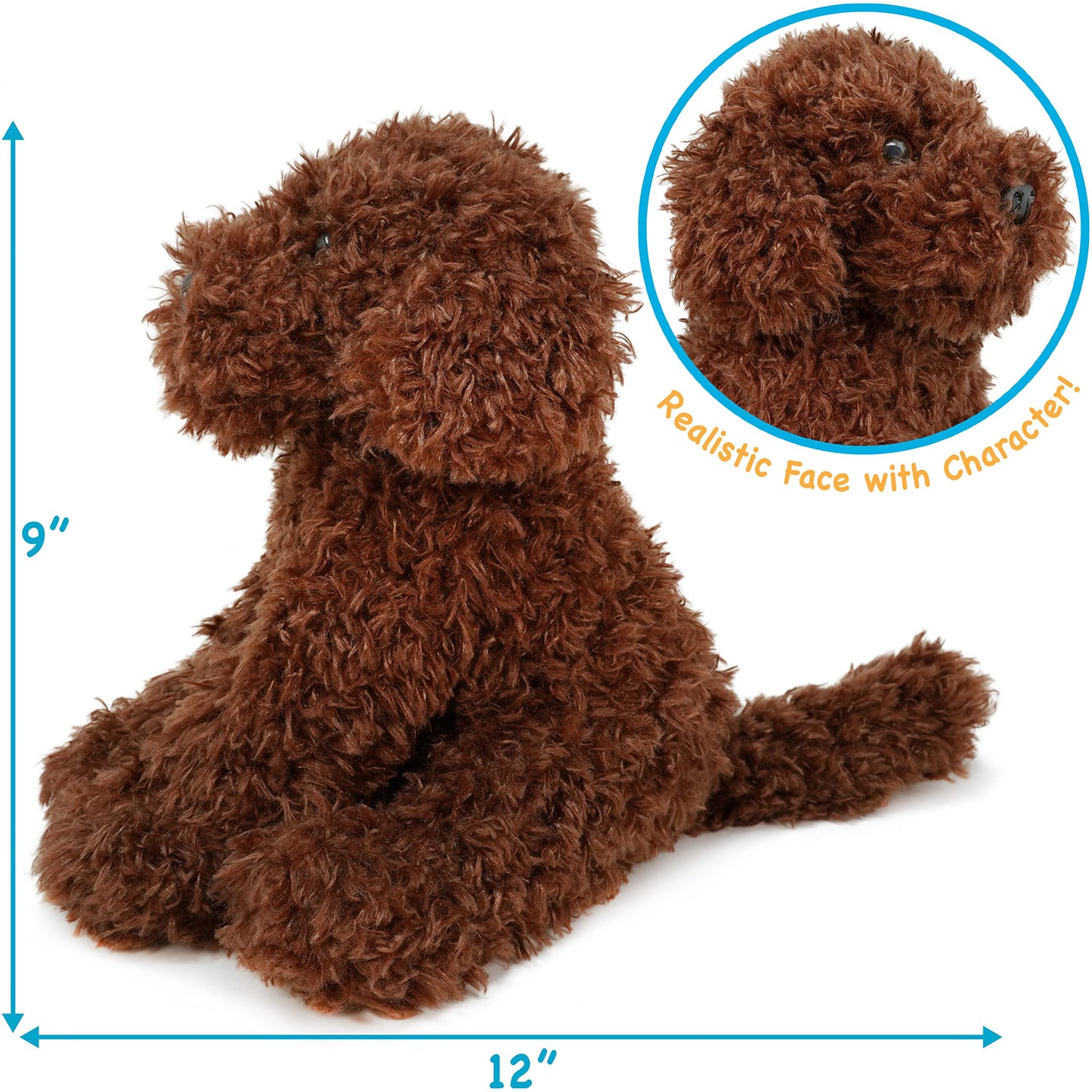 TigerHart Laurel The Labradoodle – 12 Inch Plush Stuffed Animal