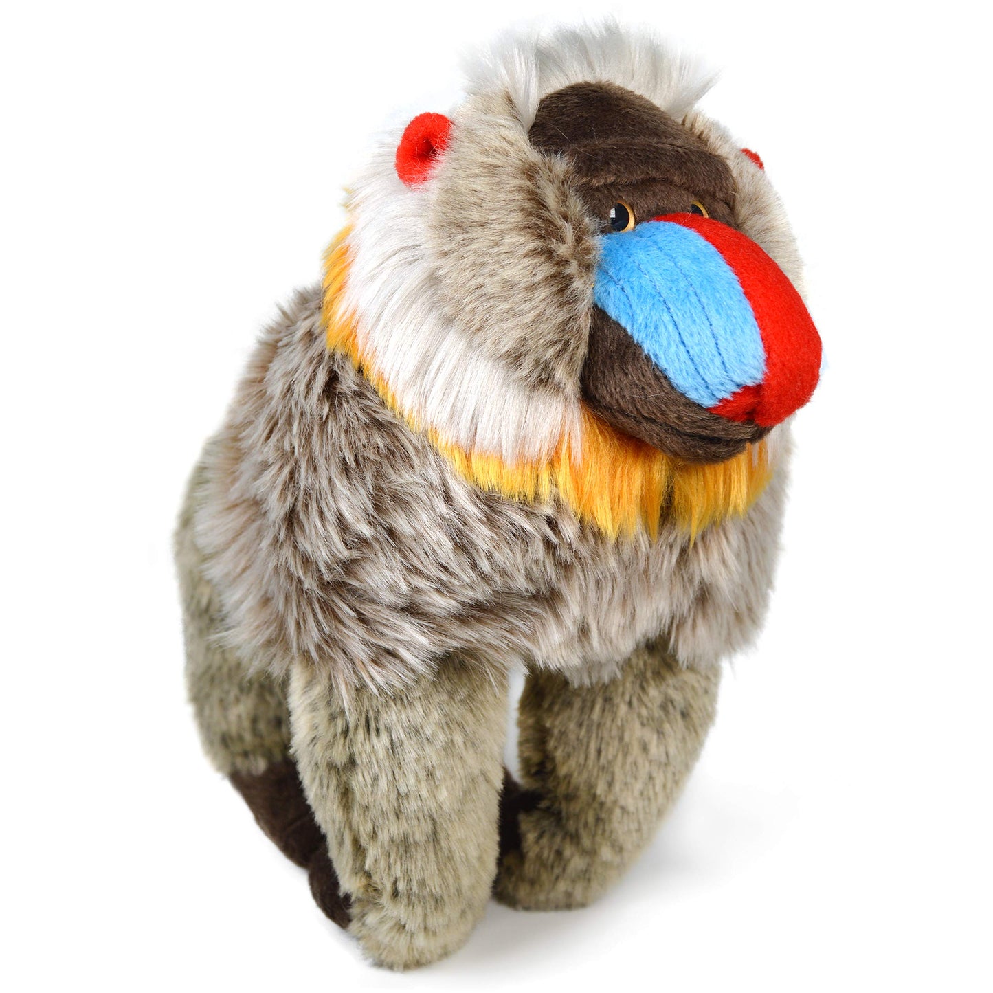 TigerHart Mambo The Mandrill - 10.5 Inch Plush Baboon | Huggable Stuffed Animal