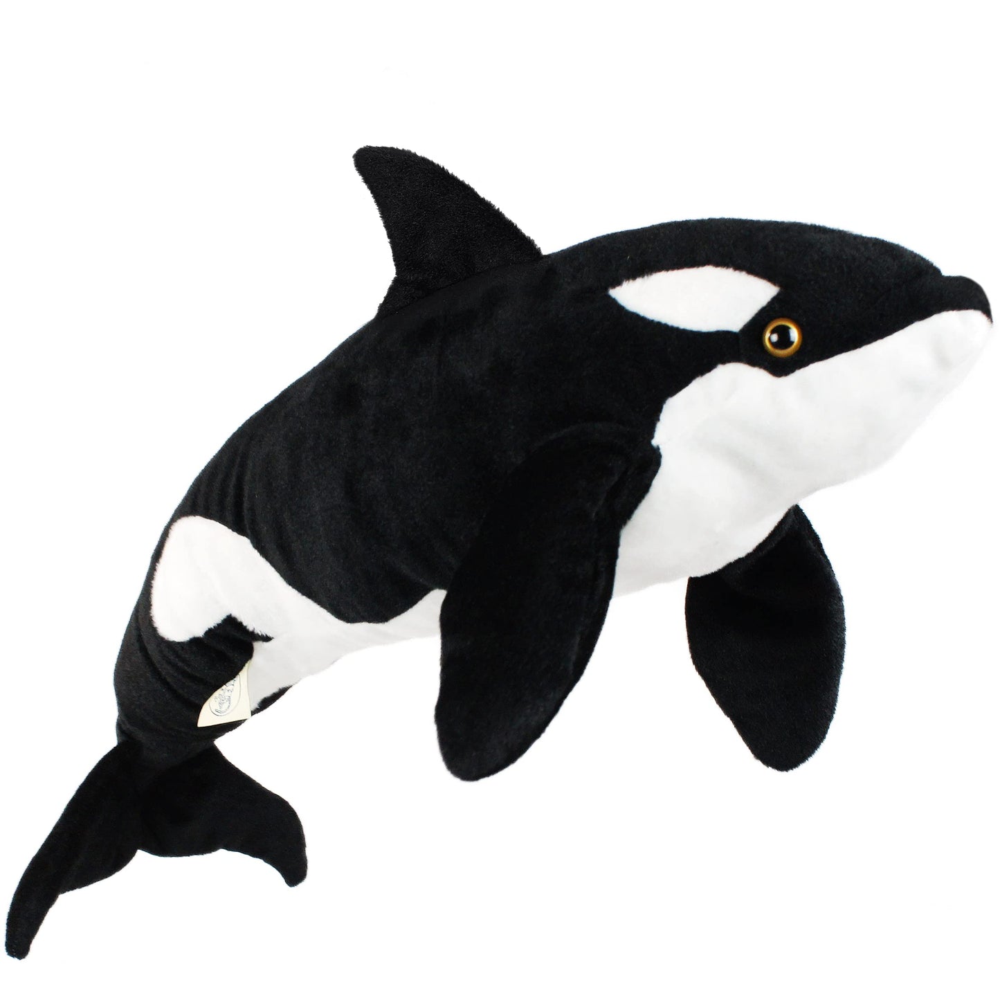 TigerHart Octavius Orca Blackfish Plush — 28-Inch Stuffed Animal