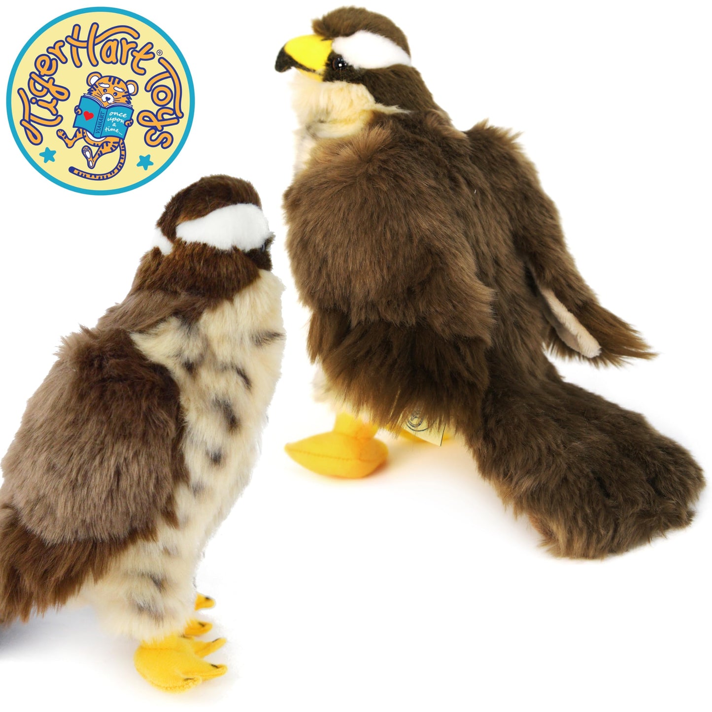 TigerHart Percival The Peregrine Falcon 9-Inch Plush – Soft, Poseable Stuffed Animal