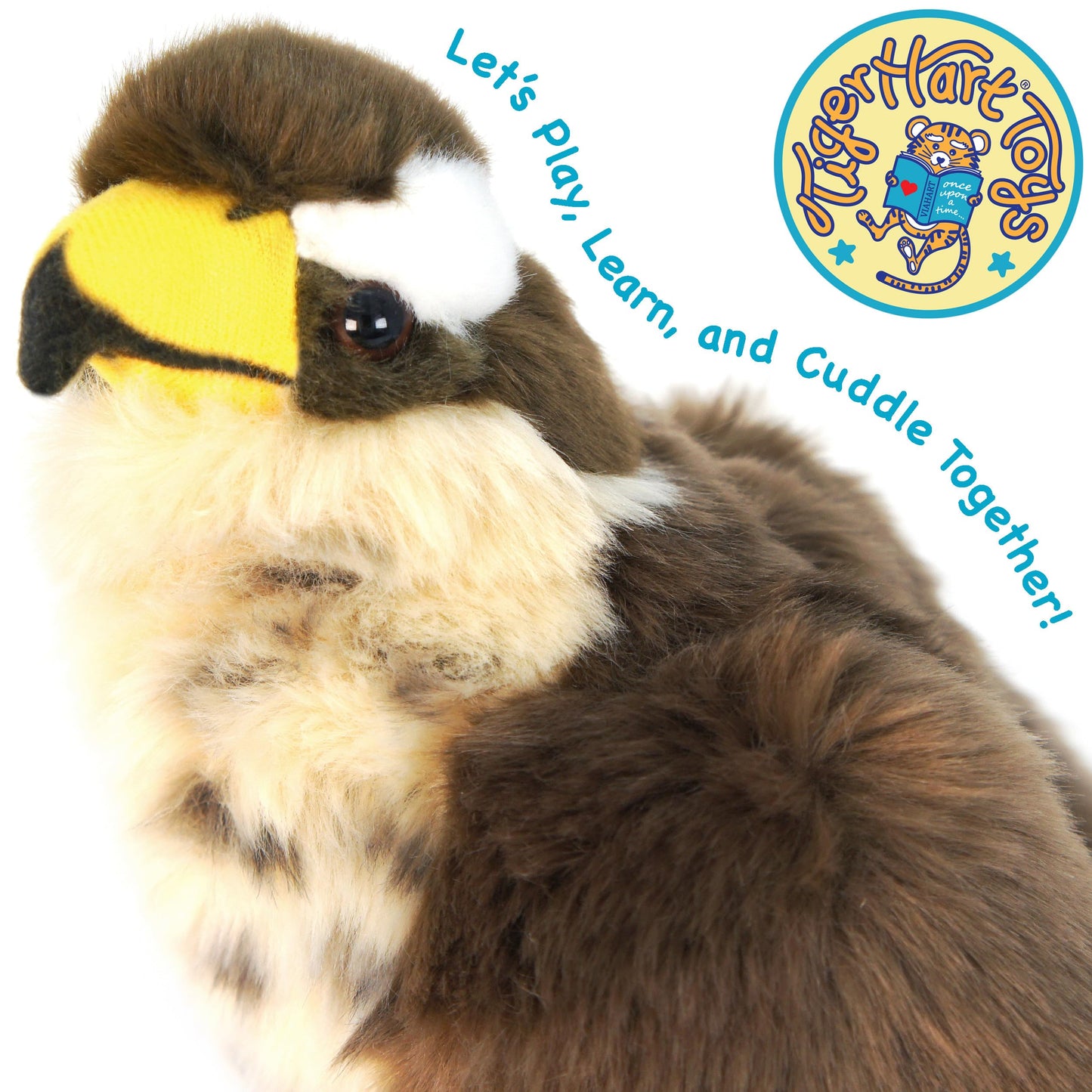 TigerHart Percival The Peregrine Falcon 9-Inch Plush – Soft, Poseable Stuffed Animal