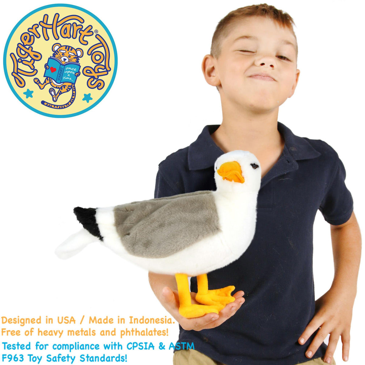 TigerHart Seamus The Seagull Plush – 12-Inch Stuffed Animal