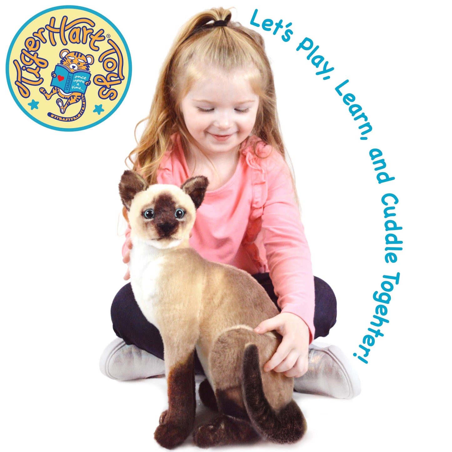 TigerHart Stefan The Siamese Cat – 14 Inch Plush Stuffed Animal
