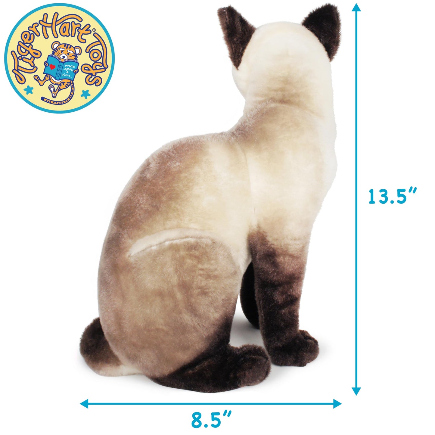 TigerHart Stefan The Siamese Cat – 14 Inch Plush Stuffed Animal