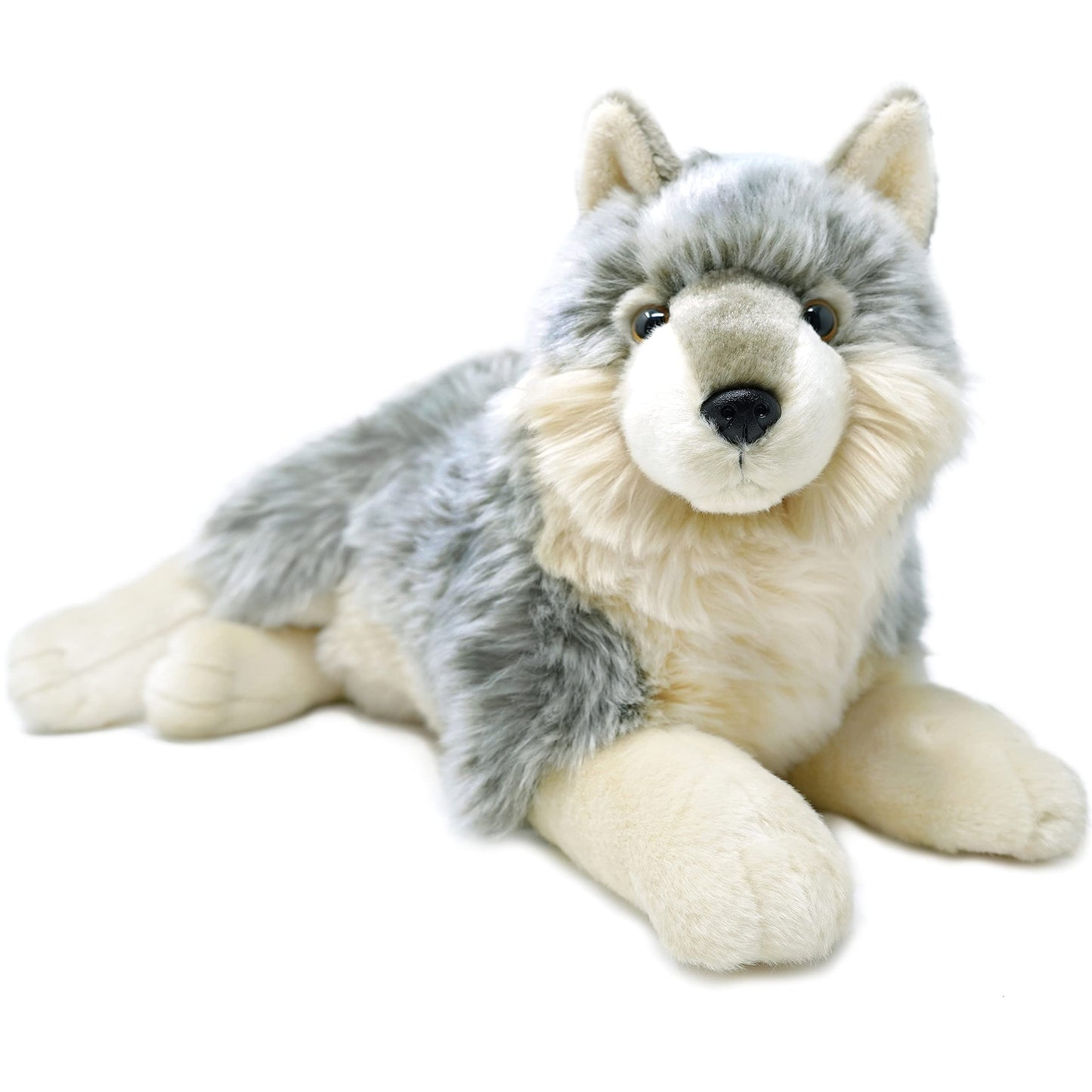 TigerHart Whitaker the Wolf - 14-Inch Plush Toy for Kids | Soft & Safe
