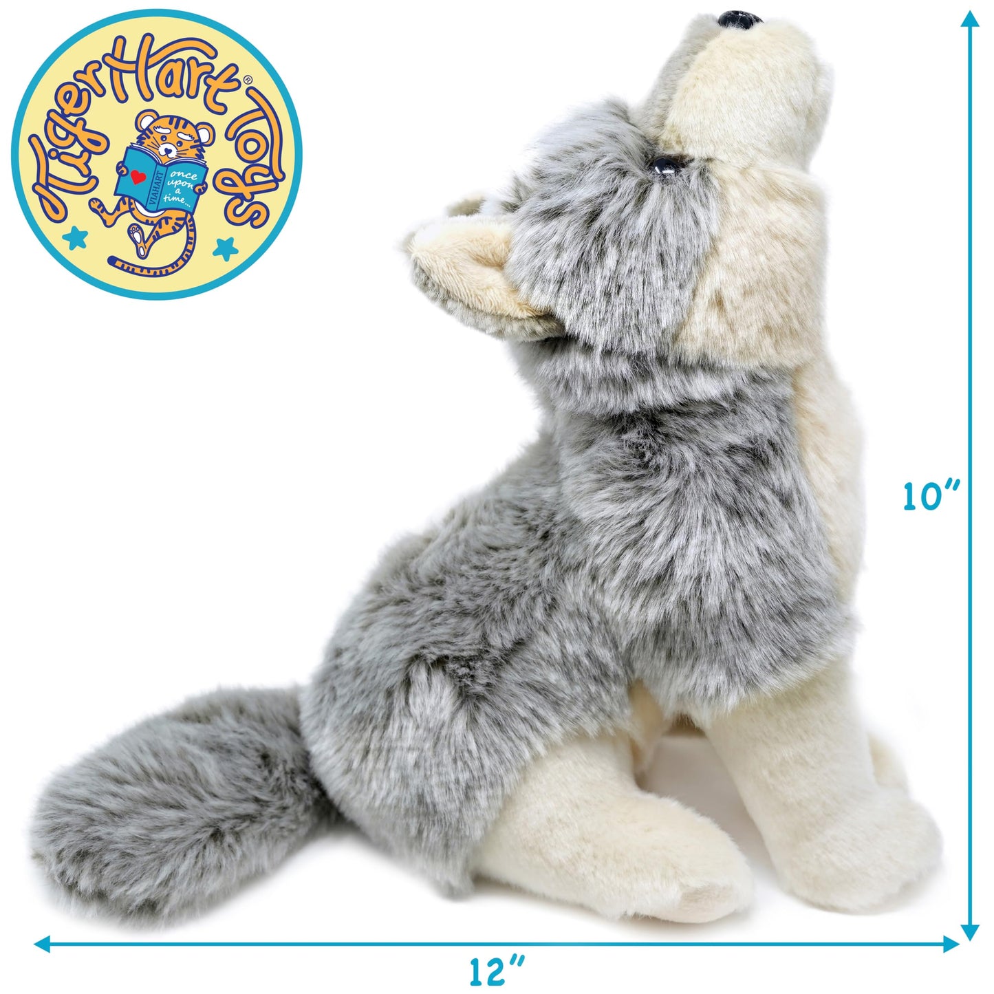 TigerHart Wolcott The Wolf – 11-Inch Plush Toy | Soft, Safe, Story-Driven