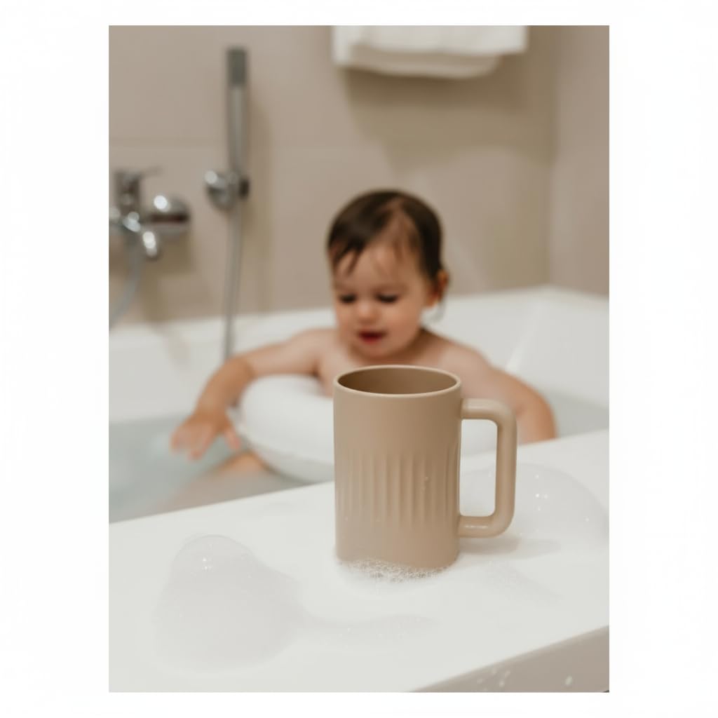 Tiipi Bath Toy Storage – 2-Piece Baby Toy Holder with Removable Draining Base