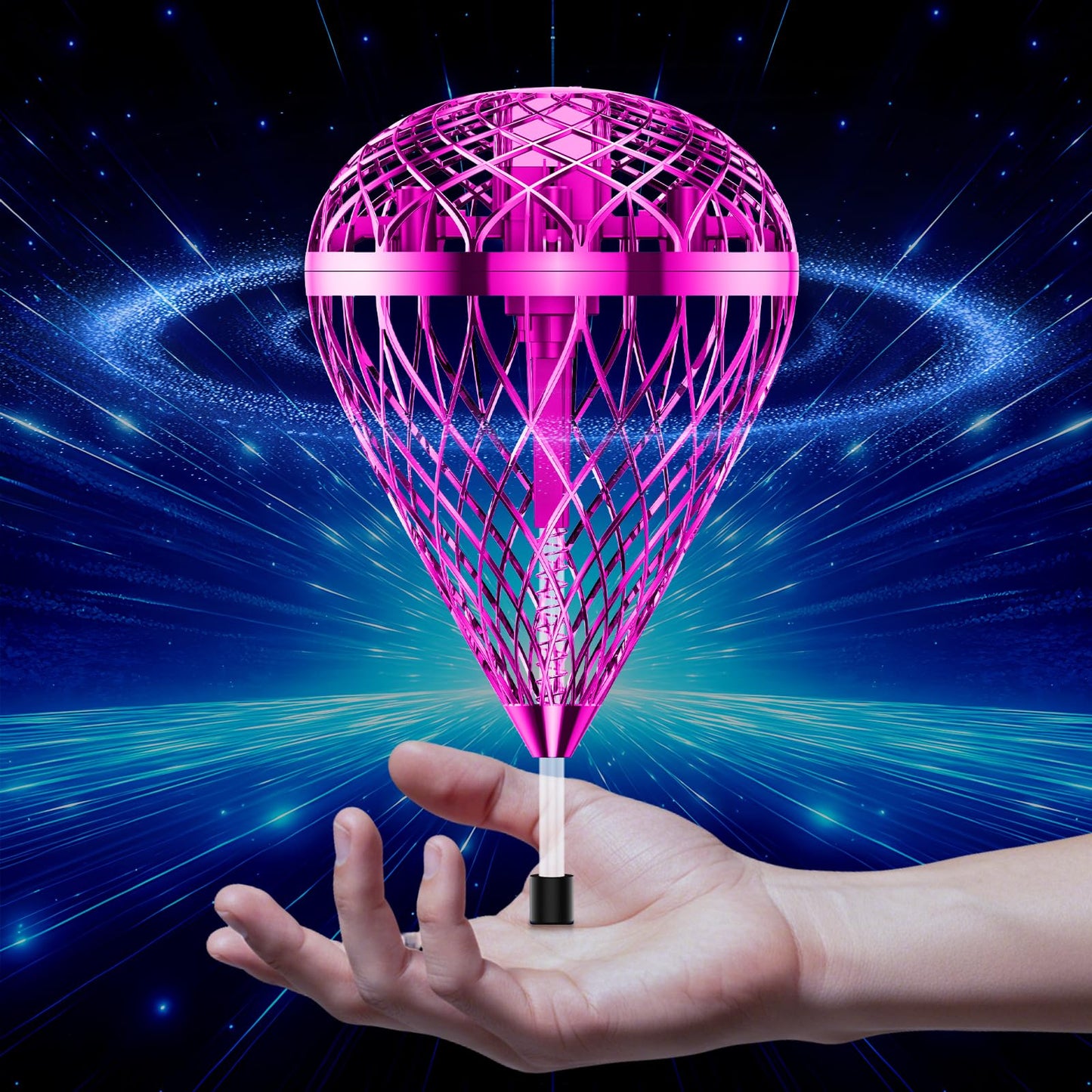 Tikduck 2026 Flying Bouncing Ball Toy – USB Rechargeable, Hand-Controlled with 3D Flips