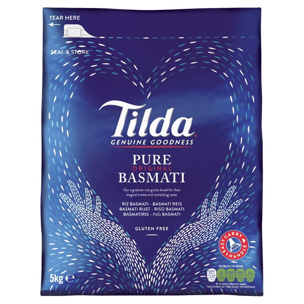 Tilda Pure Original Basmati Rice, 5kg