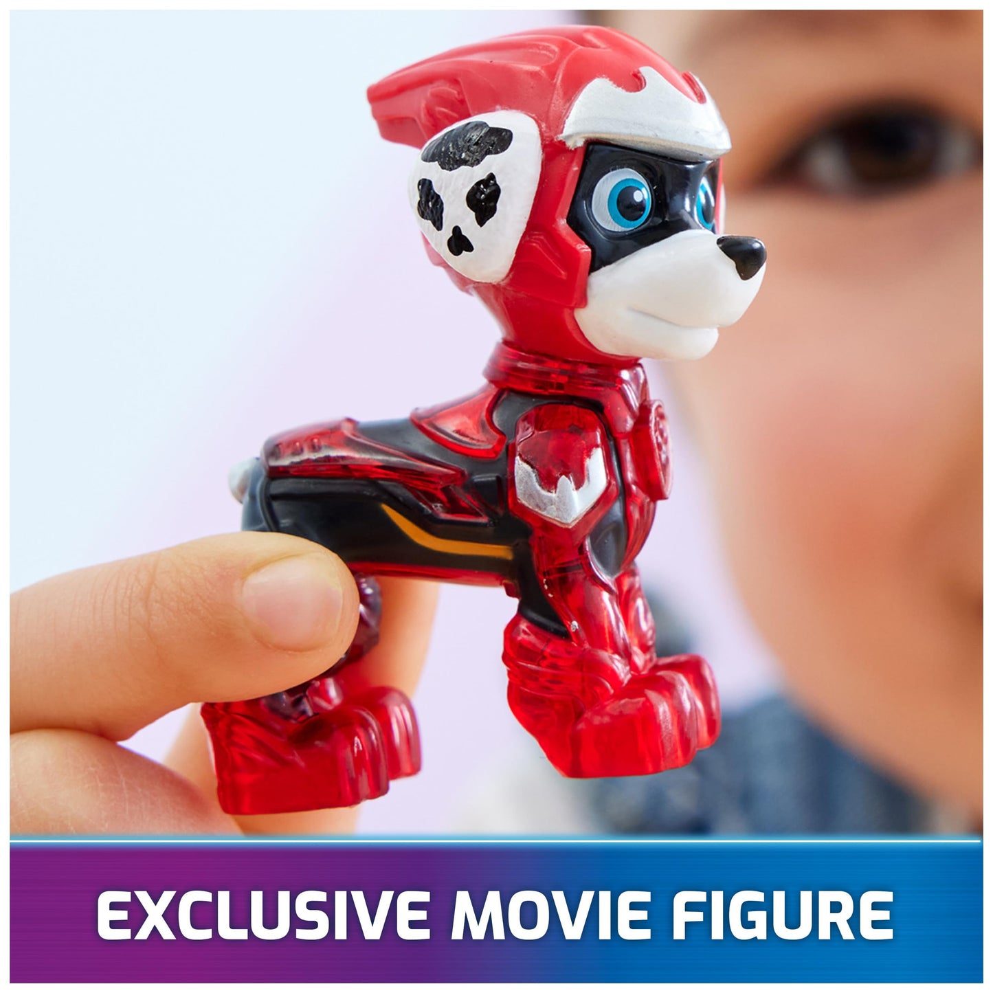 PAW Patrol The Mighty Movie Fire Truck Toy with Marshall – Lights & Sounds