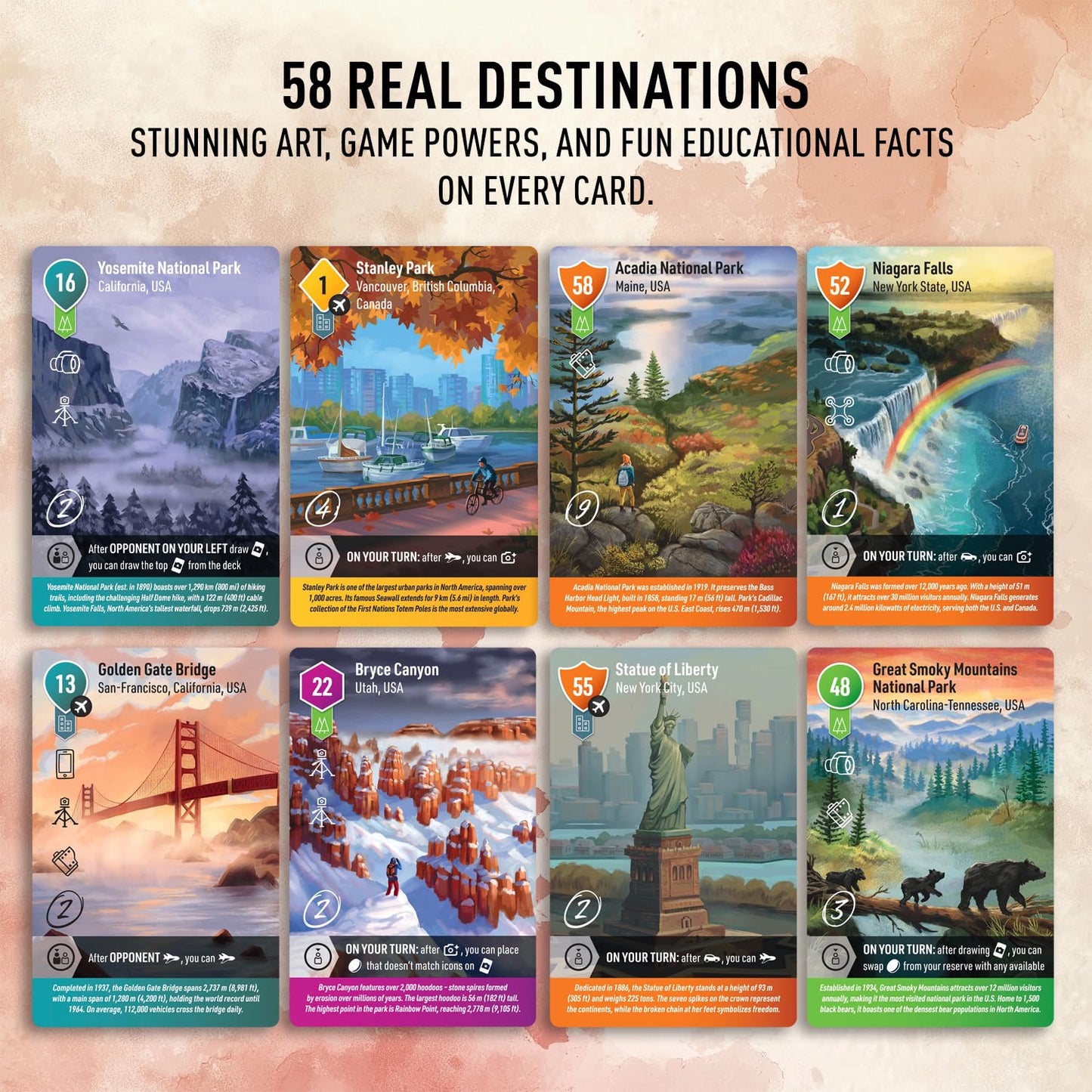 Timashov Publishing — Photo Tour: North America Family Travel Strategy Game (Ages 8+) | 1–5 Players