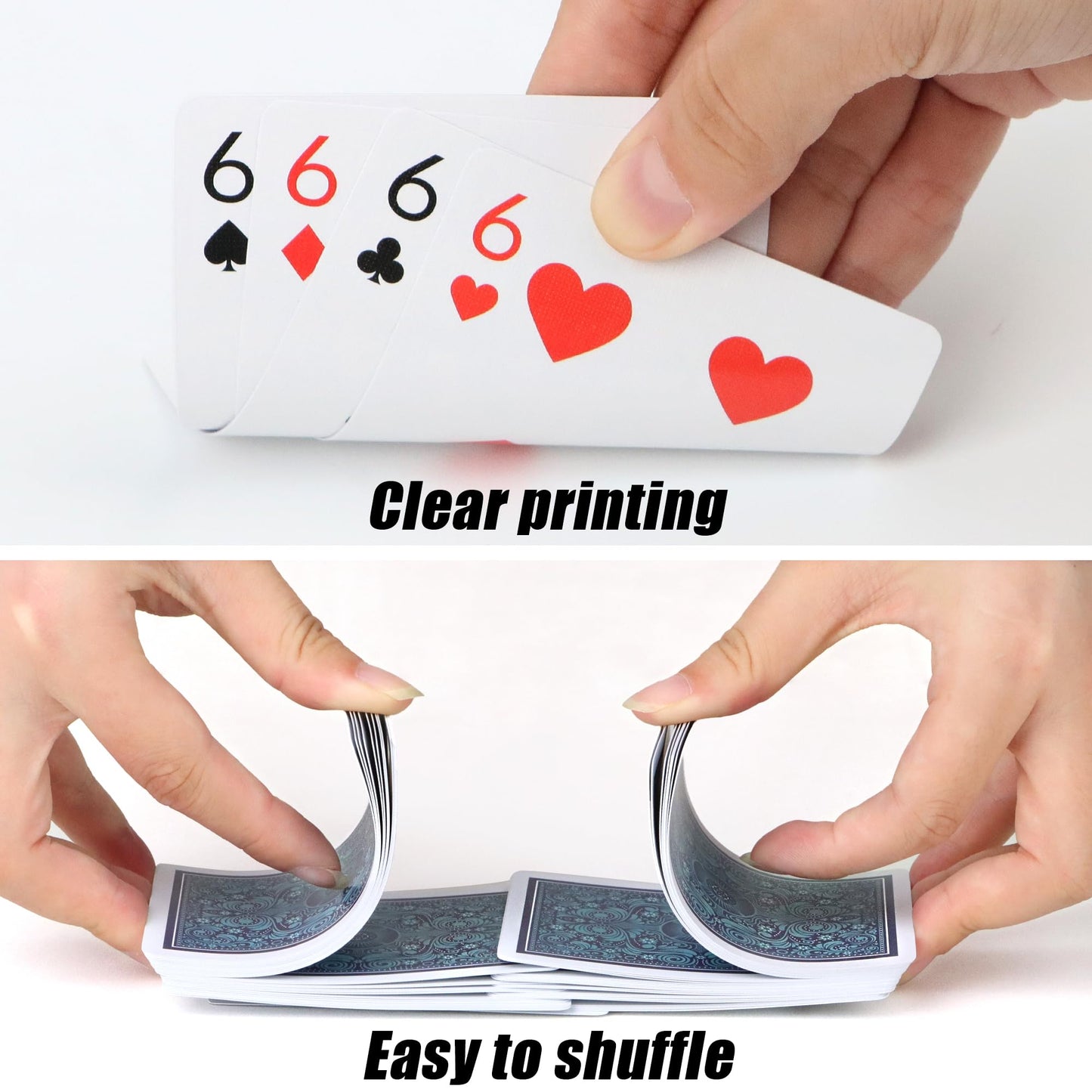 Timenued Playing Cards 2-Pack – Premium Poker Cards, Standard Size, Casino-Grade Stock