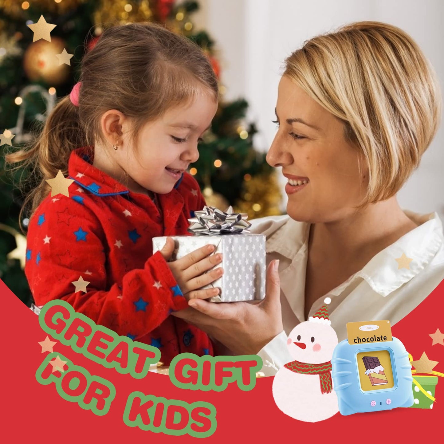 TimingSXD Bilingual Talking Flash Cards for Toddlers — Learn Chinese & English