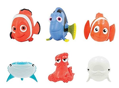 Finding Dory Mash'ems Squishy Mini Figure Pack Series 1 Bundle – 4 Random Figures | Tinflyphy