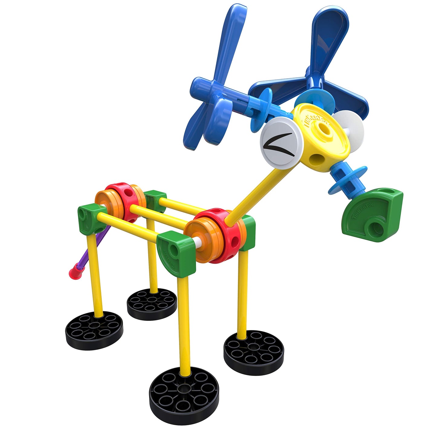 TINKERTOY On The Go Building Set – 65 Pieces for Ages 3+