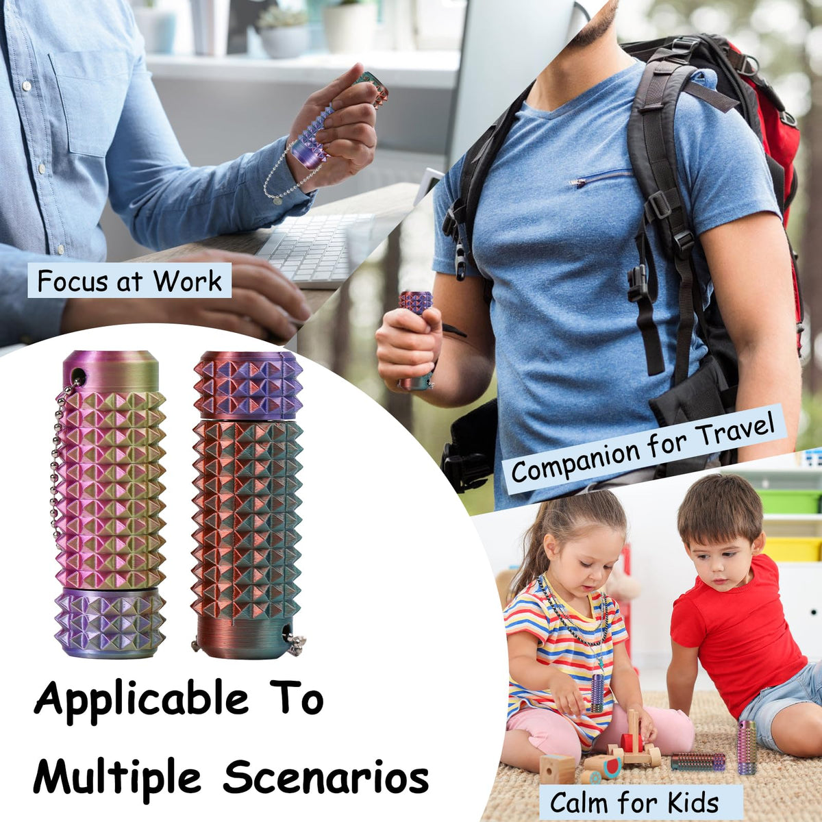Tino hiahia Little Ouchies Pain Fidget – Portable Stress Relief Toys (2Pcs)