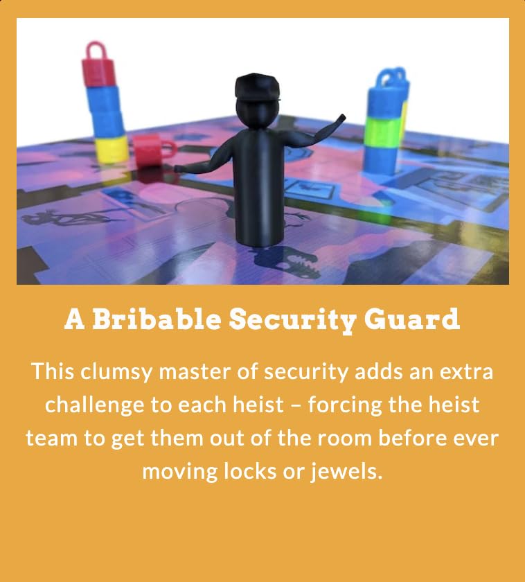 Tiny Laser Heist - Hilariously Awkward 3D Heist Game for 3-6 Players + Expansion