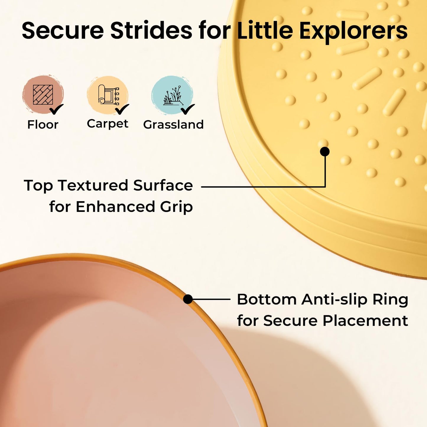 Tiny Land Stepping Stones for Kids — 5-Piece Non-Slip Set for Balance & Coordination