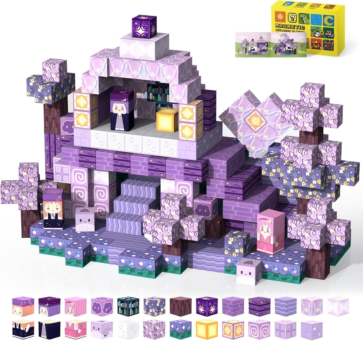tinytrek Magnetic Blocks Ocean Quest 120PCS – STEM Building Toys for Ages 3-13