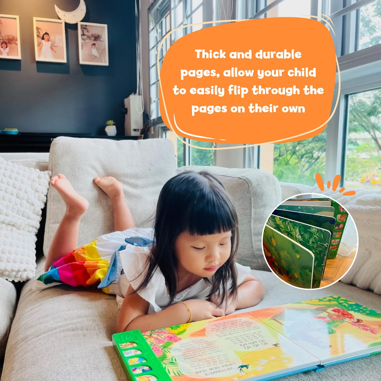 tinywrist AUDIOBOOKS: Bé Sings and Learns Vietnamese — Interactive Bilingual Music Book for Babies, Toddlers & Kids