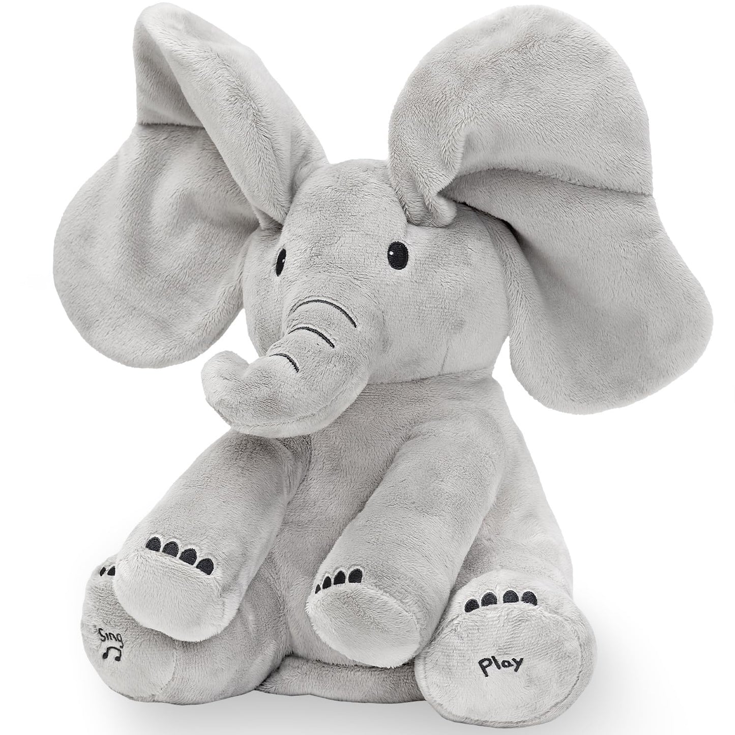 Tippi Peek-a-Boo Elephant Toy – Interactive Singing Plush for Babies 0-12 Months