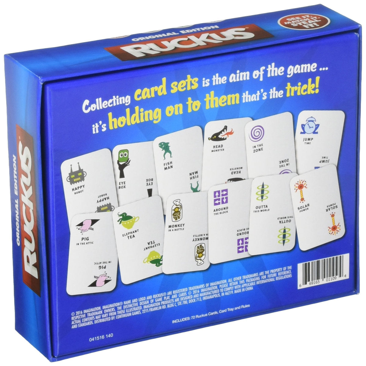TIPSY LAND Ruckus Original Edition — Fast-Paced Card Game for Families, Ages 5+, 2-5 Players