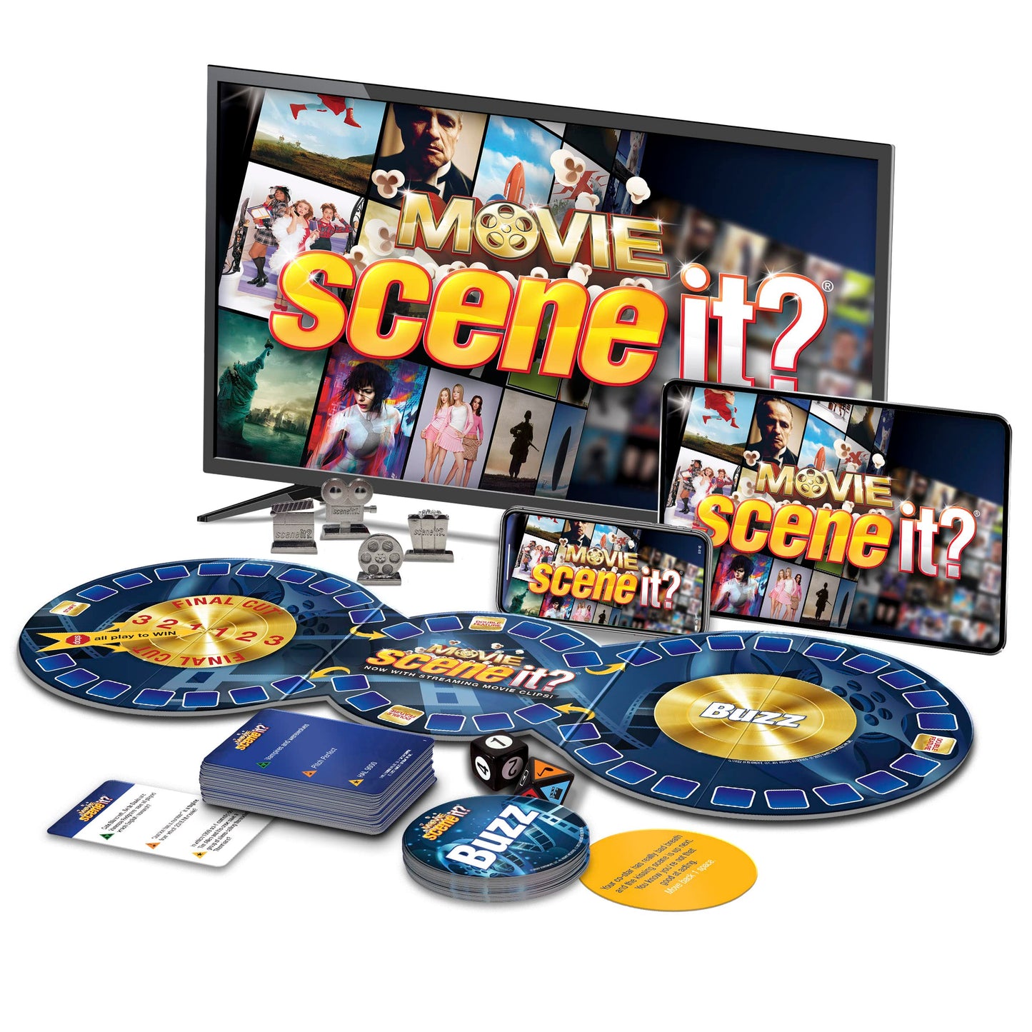 Tipsy Land Scene It? Movie Trivia Board Game — Ultimate Movie Knowledge with Streaming Clips