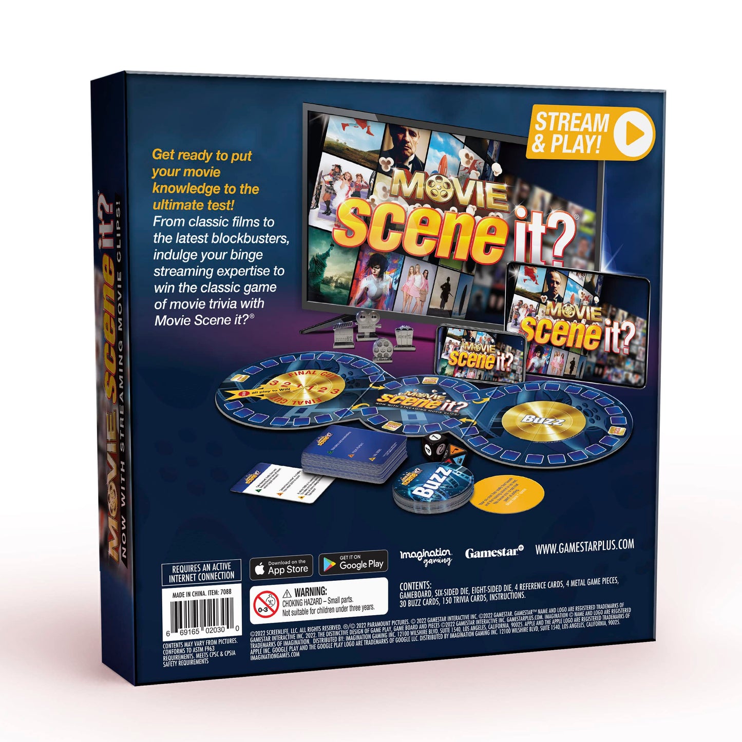 Tipsy Land Scene It? Movie Trivia Board Game — Ultimate Movie Knowledge with Streaming Clips