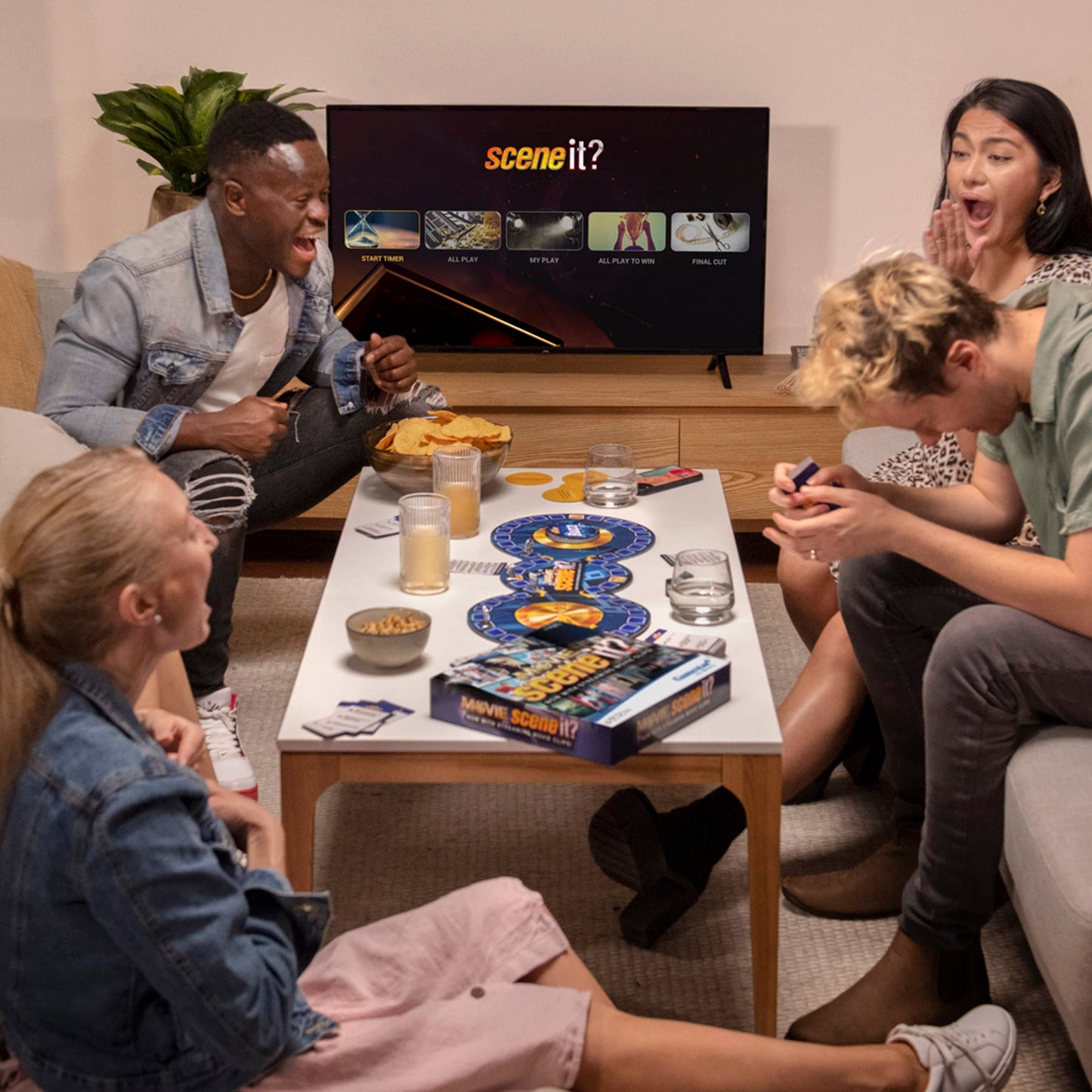 Tipsy Land Scene It? Movie Trivia Board Game — Ultimate Movie Knowledge with Streaming Clips