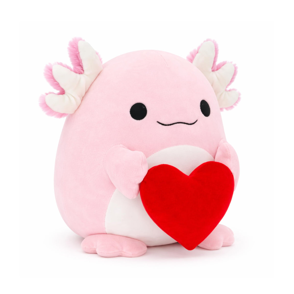 Tiralia Adorable Heart-Hugging Axolotl Plush Toy – 11-Inch Soft Stuffed Animal for Kids & Collectors