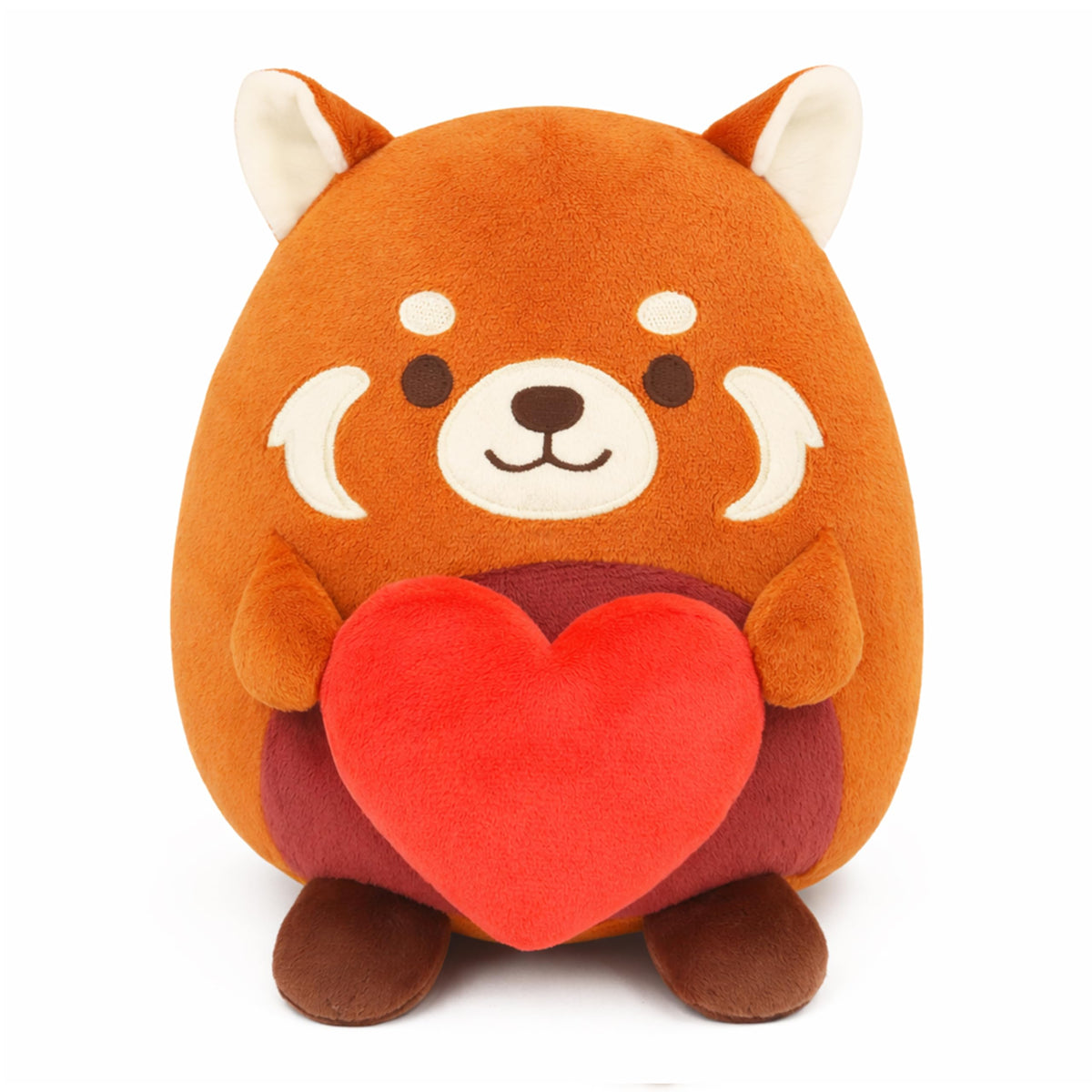 Tiralia Adorable Heart-Hugging Red Panda Plush Toy — 9-Inch Soft Red Panda Gift for Kids