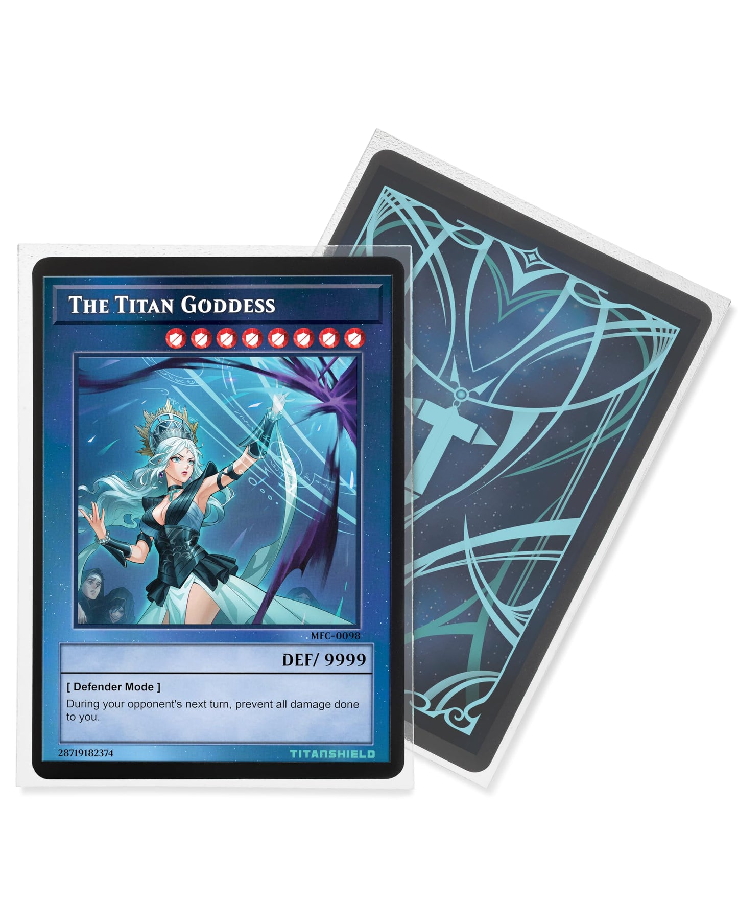 TitanShield 150 Sleeve Clear (62x89mm) – Small Japanese Sized Card Sleeves for Yu-Gi-Oh, Cardfight!! Vanguard & Photocards