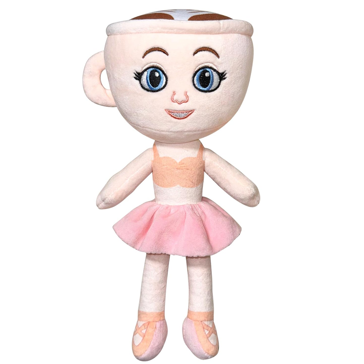 Tiuyov Italian Brainrot Plush Toy – 10-Inch Ballerina Cappuccina & Friends