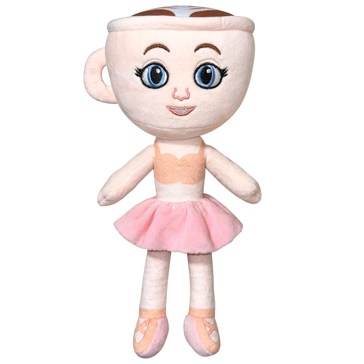 Tiuyov Italian Brainrot Plush Toy – 10-Inch Ballerina Cappuccina & Friends