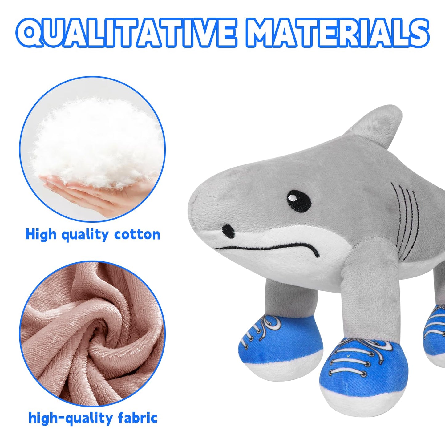 Tiuyov Italian Brainrot Plush – 13-Inch Tralalero Tralala Meme Dolls for Collectors