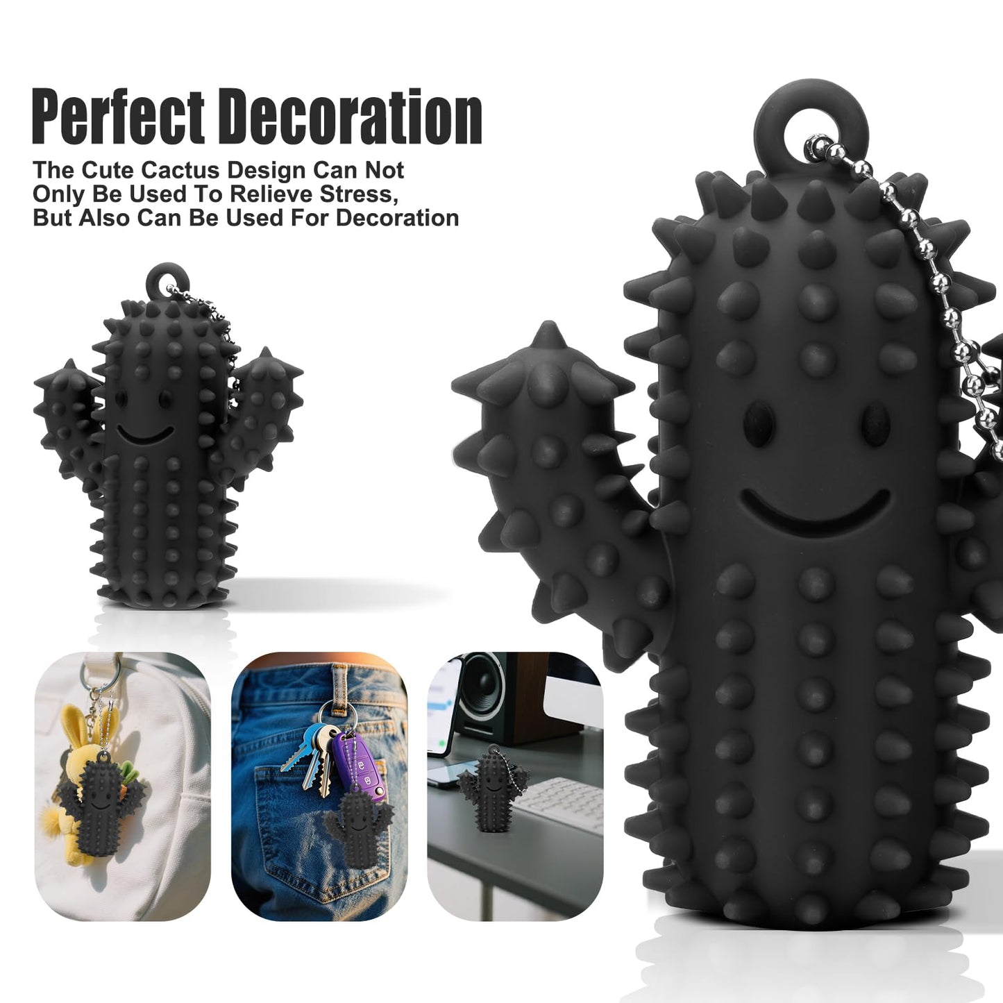 Tizuxa Silicone Little Ouchies Pain Fidget – Cactus Spiky Sensory Toy for Adults | Grounding & Focus