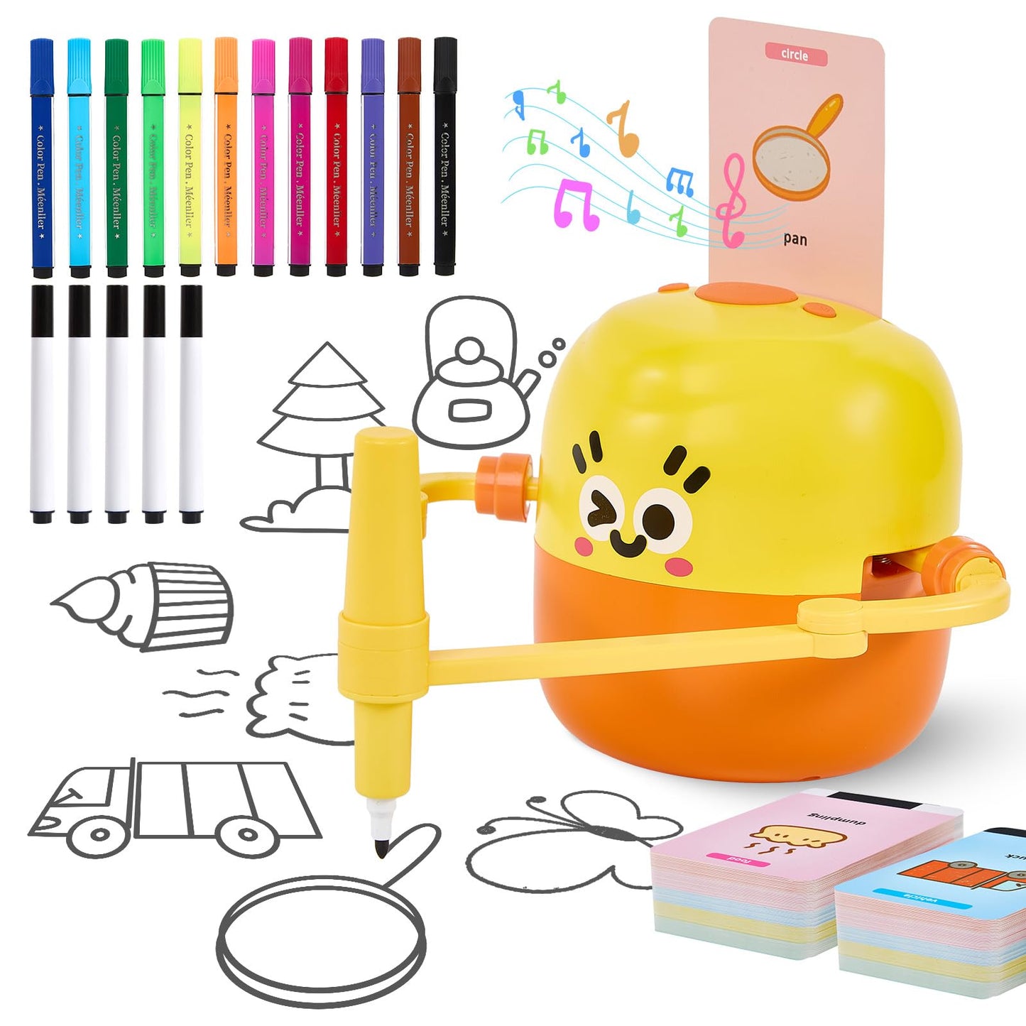 TLANDE Drawing Robot for Kids – Interactive Language Learning Art Toy