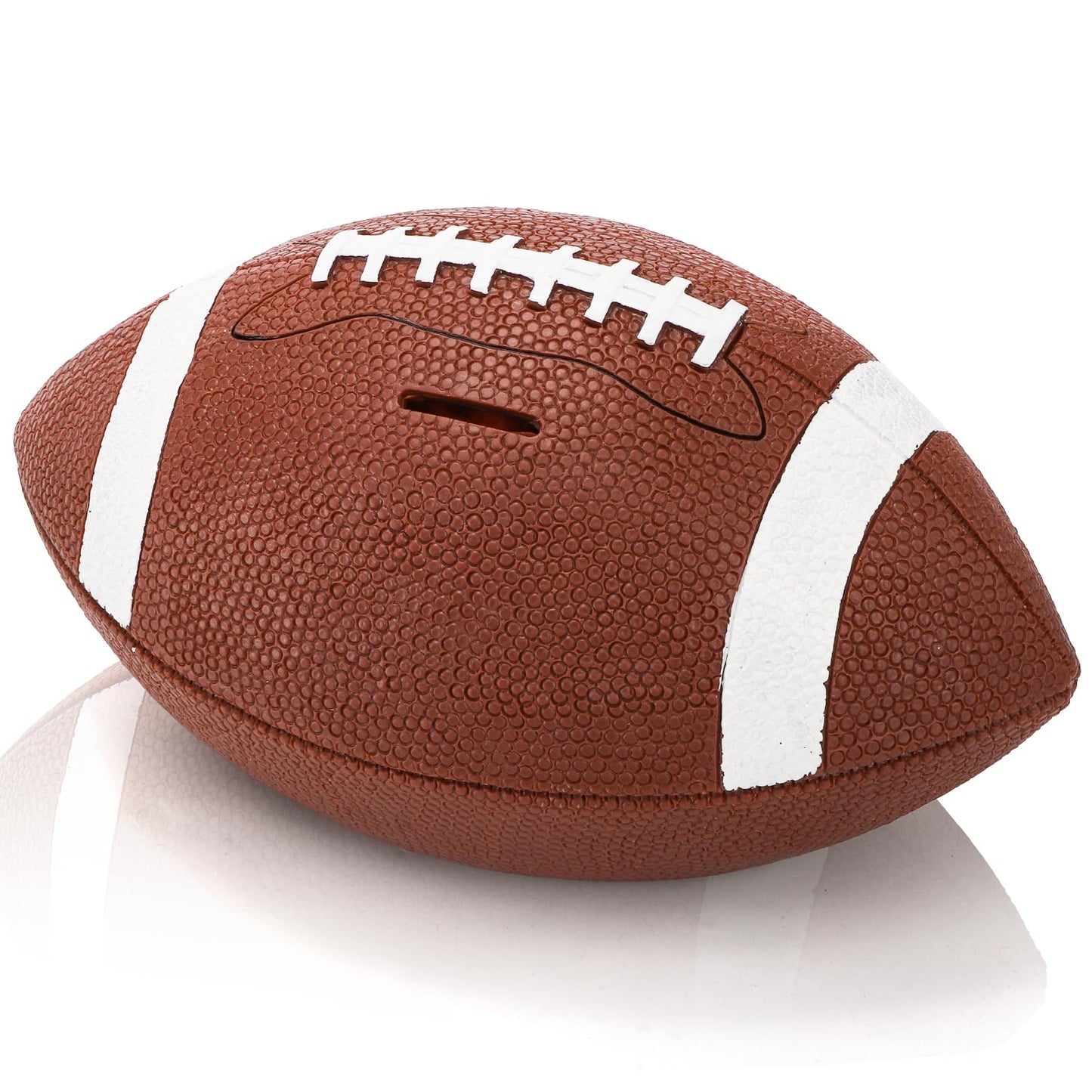 Tlence 11-Inch Football Piggy Bank | Shatterproof Rugby Coin Bank & Football Shape Money Box