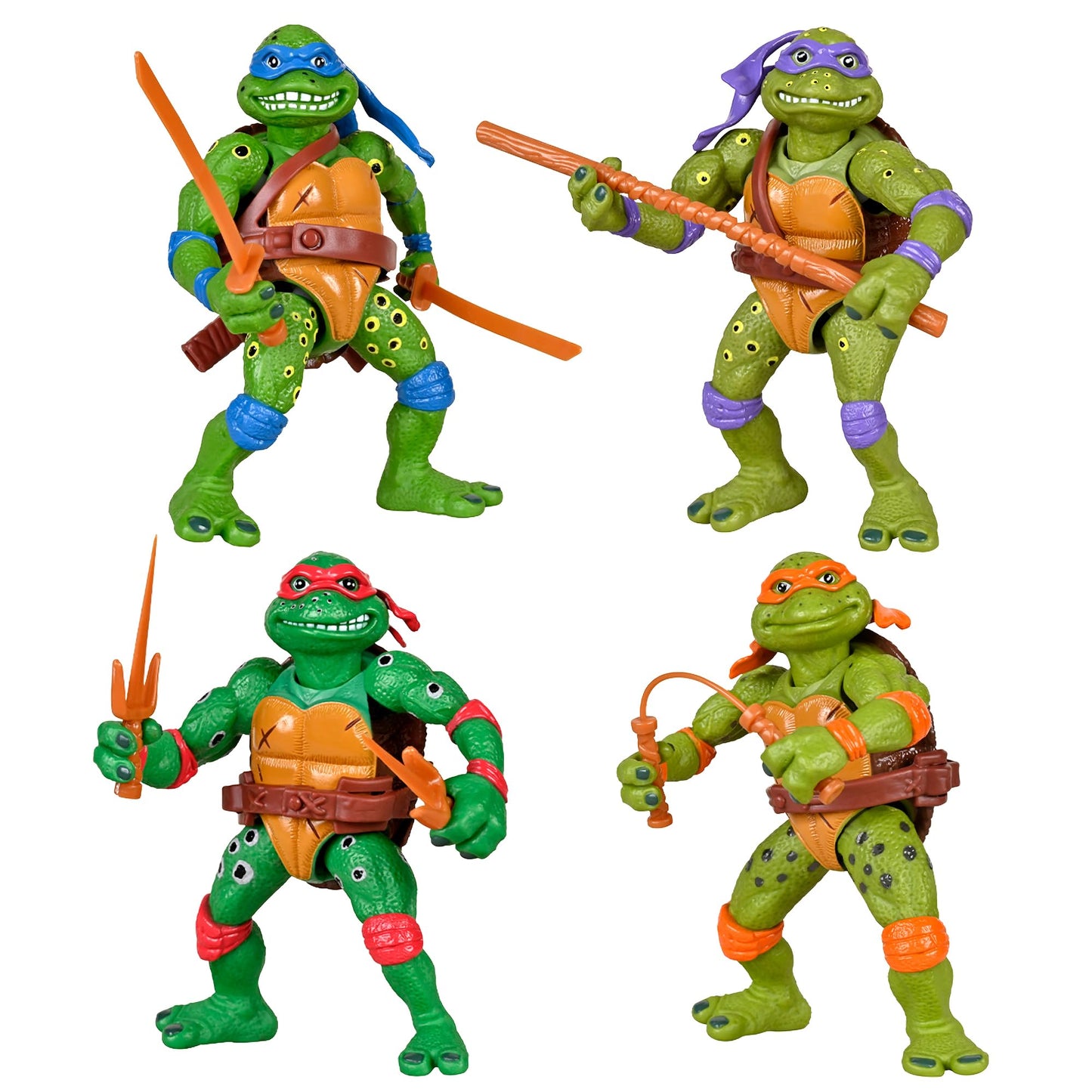 TMNT Classic Movie Star Soft Bundle | Authentic 1990s Movie Figures | TMNT Micro Mutant