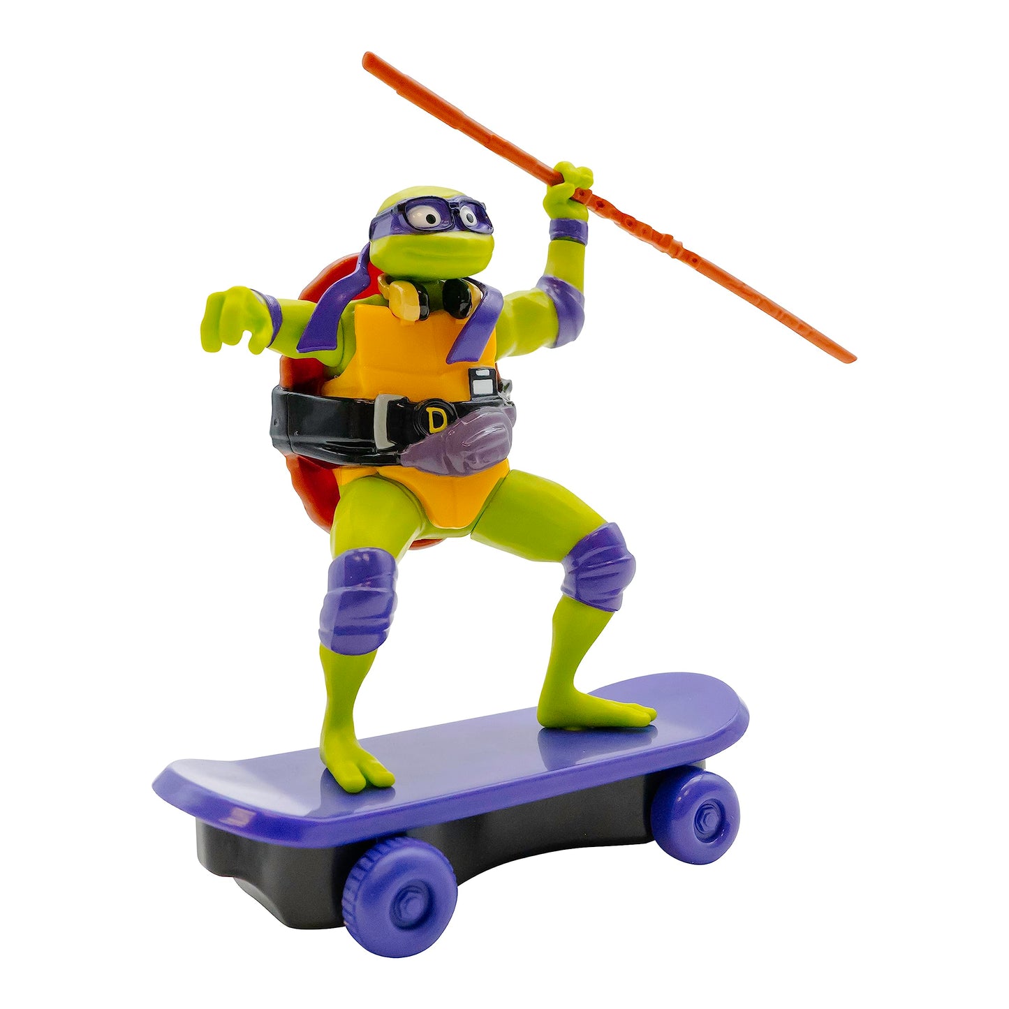 TMNT Donatello Sewer Shredder Pullback Skateboard – 5-Inch Collectible Toy