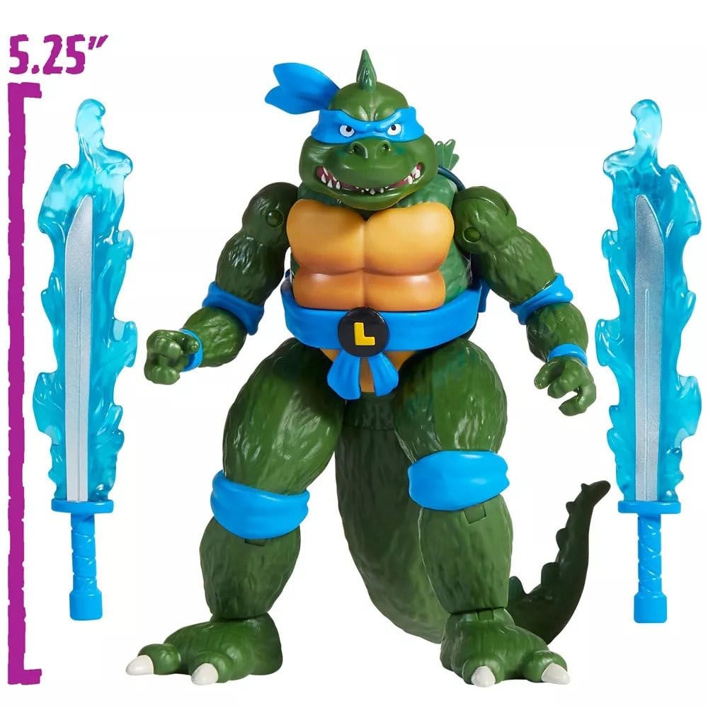TMNT x Godzilla Leo Figure – Collectible Teenage Mutant Ninja Turtles Figure Leo